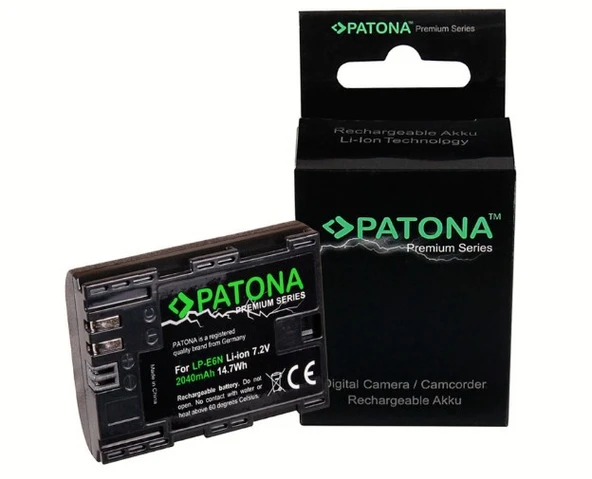 PATONA 1259 Premium LP-E6N Batarya Pil ürün görseli 1