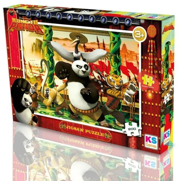 Ks Games Puzzle 200 Paça Kung Fu Panda Puzzle ürün görseli 1
