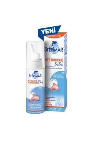 Sterimar Tıkalı Burun Hypertonic Baby 100 Ml- SKT: 06/2028 ürün görseli 1