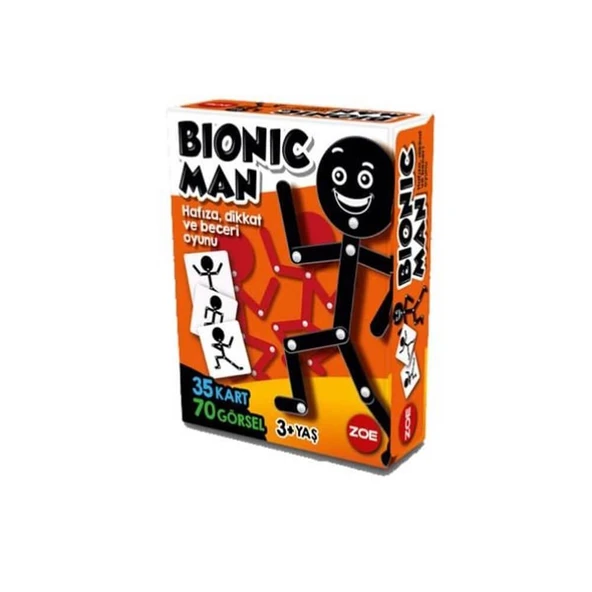 Ks Games Bionic Man Türkçe İngilizce Kutu Oyunu ürün görseli 1