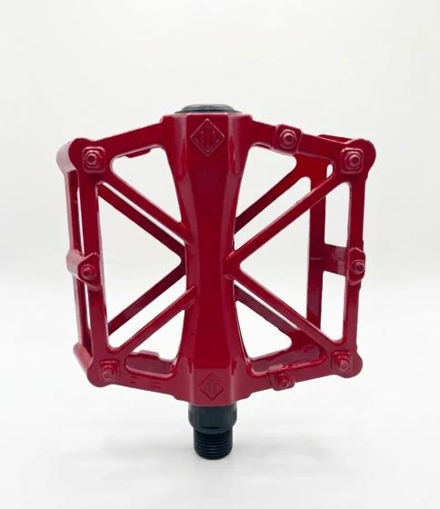 XBYC 1815 Bilyalı Bisiklet Platform Pedal Geniş Yapılı Bilyalı Alüminyum Pedal Kırmızı ürün görseli 1