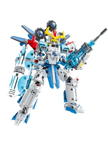 STEM Robot Asker Yapım Seti - 641 Parça, Beyaz - Resim 2