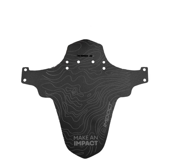 Impact Mde-35 Mtb Plastik Ön Çamurluk Gri ürün görseli 1