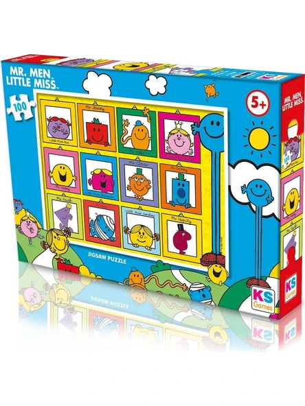 KS Games Mr. Men Little Miss 100 Parça Puzzle ürün görseli 1