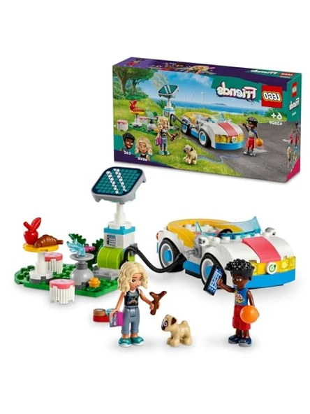LEGO Friends Elektrikli Araba ve Şarj İstasyonu Seti ürün görseli 1