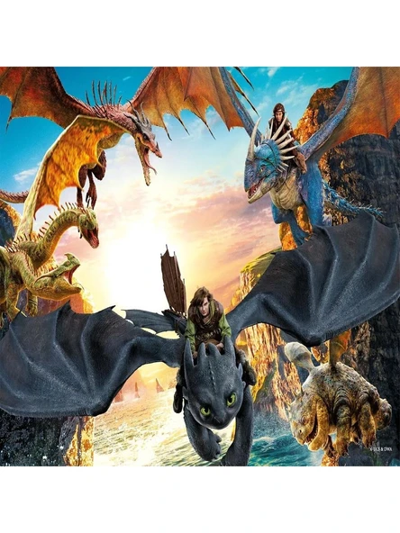 Ks Games How To Train Your Dragon 100 Parça Puzzle - Resim 2