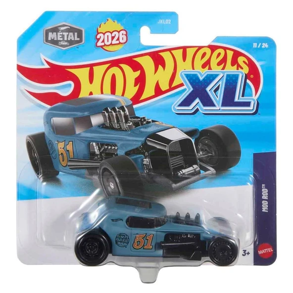 Hot Wheels XL Diecast 1:43 MOD ROD JKL11-JKL02 ürün görseli 1