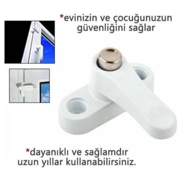 Pimli Güvenlik Mandalı Beyaz Ym-724D - Resim 3