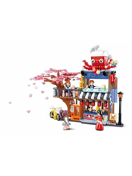 548 Parça Sakura Market Yapım Seti - Resim 3