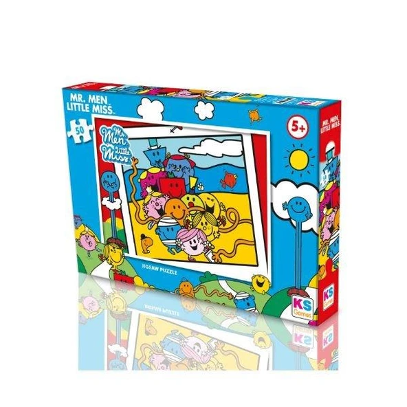Ks Games Puzzle Mr. Men Little Miss 50 Parça Puzzle ürün görseli 1