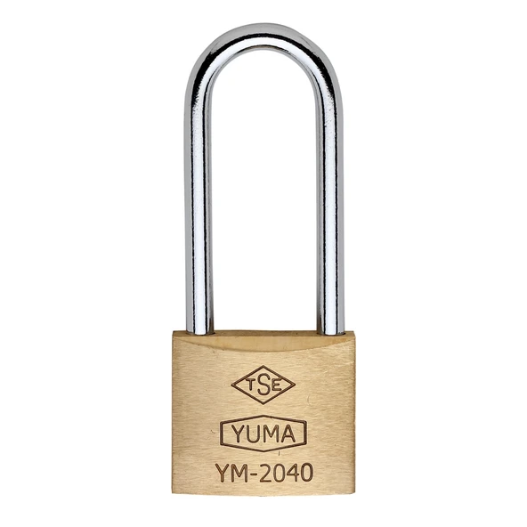 Pirinç Asma Kilit Uzun 40mm Ym-2040L ürün görseli 1