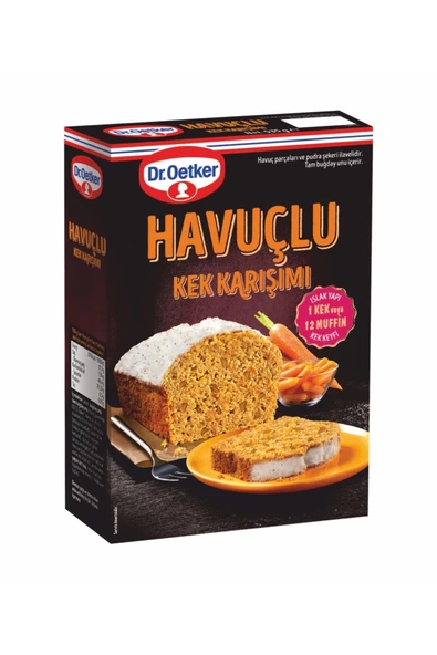 Dr. Oetker Havuçlu Kek Karışımı 496 gr ürün görseli 1