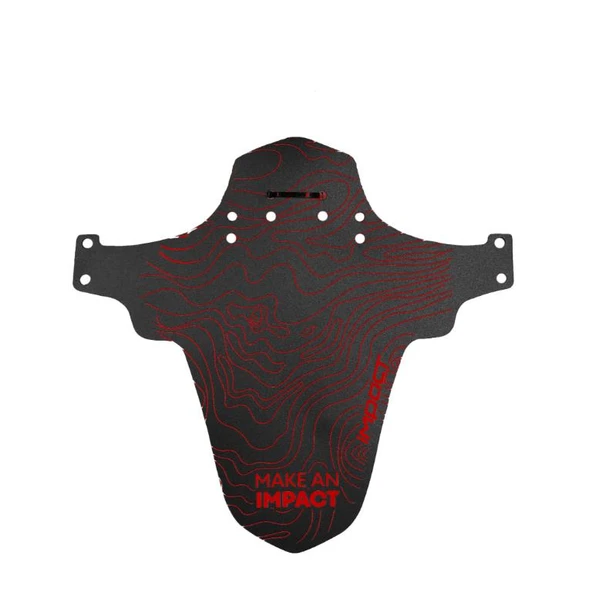 Impact Mde-35 Mtb Plastik Ön Çamurluk Kırmızı ürün görseli 1