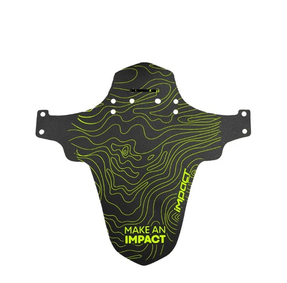 Impact Mde-35 Mtb Plastik Ön Çamurluk Neon Sarı ürün görseli 1