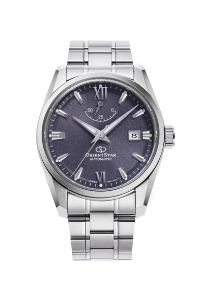 Orient Star RE-AU0112V00B Kurmalı Otomatik Çelik Gri Mor Kadran Safir Cam  10 ATM 39 mm Erkek Kol Saati ürün görseli 1