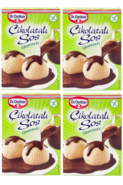 Dr. Oetker Glutensiz Çikolatalı Sos 123 gr x 4 Adet ürün görseli 1