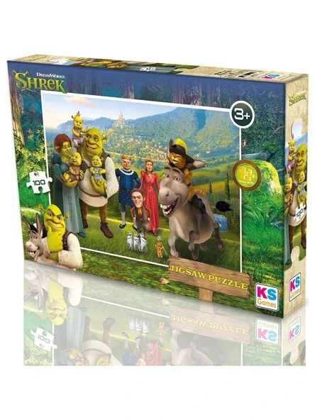 Ks Games Shrek 100 Parça Puzzle ürün görseli 1