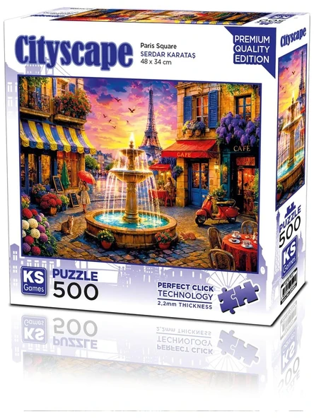 Ks Games Paris Square 500 Parça Puzzle ürün görseli 1