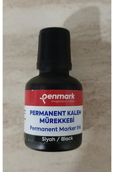 PENMARK PERMANENT KALEM MUREKKEBI 30ML SIYAH HS108 ürün görseli 1