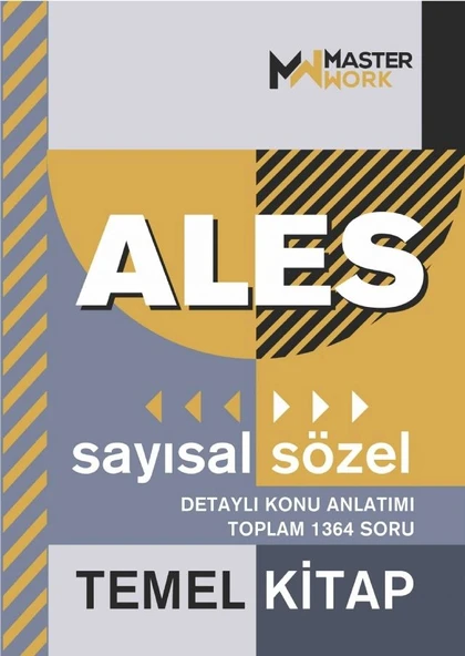 Ales Sayısal Sözel Temel Kitap Masterwork ürün görseli 1