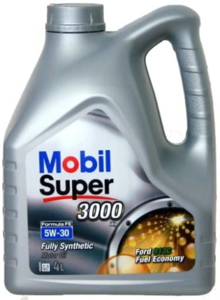 Mobil Süper 3000 X1 Formula FE 5W-30 4 lt Motor Yağı 11.ay 2025 üretim ürün görseli 1