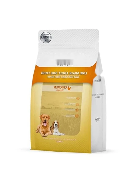 Düşük Tahıllı Tavuklu Yetişkin Köpek Maması, 1.5 kg ürün görseli 1