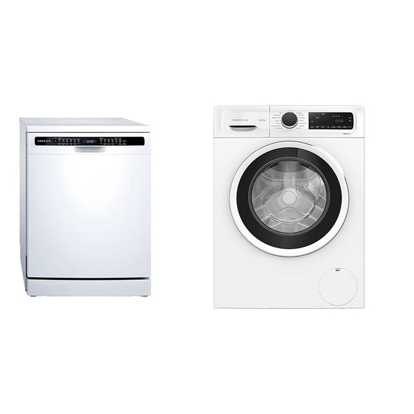 Profilo 9 Kg Çamaşaır Ve 6 Prog. Bulaşık Makinesi ( CGA242X3TR + BMS623V1 ) ürün görseli 1