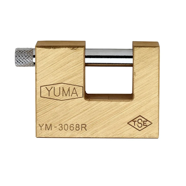 Kayar Milli Asma Kilit 68mm Ym-3068 Pirinç ürün görseli 1
