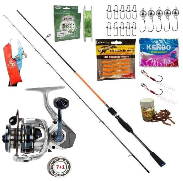 Okuma Safyre 1000 210cm 1-8gr Oslo Action Game Lrf Olta Takımı Seti ürün görseli 1