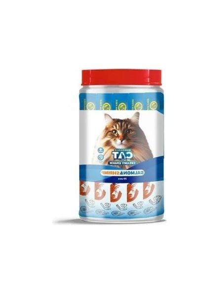 Somon ve Karides İçerikli Sıvı Kedi Ödülü, 30x15 gr ürün görseli 1