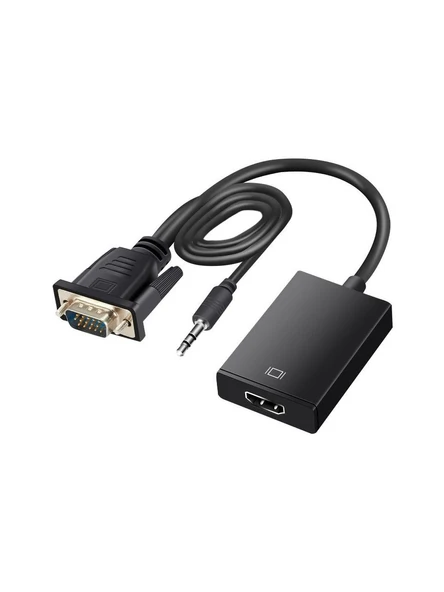 Vga To Hdmı Çevirici Vga + Audio To Hdmı Converter ürün görseli 1
