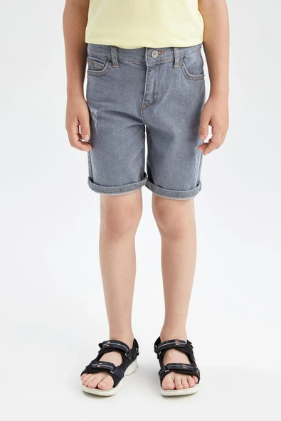 Defacto Erkek Çocuk Jean Bermuda X5150A622HS ürün görseli 1