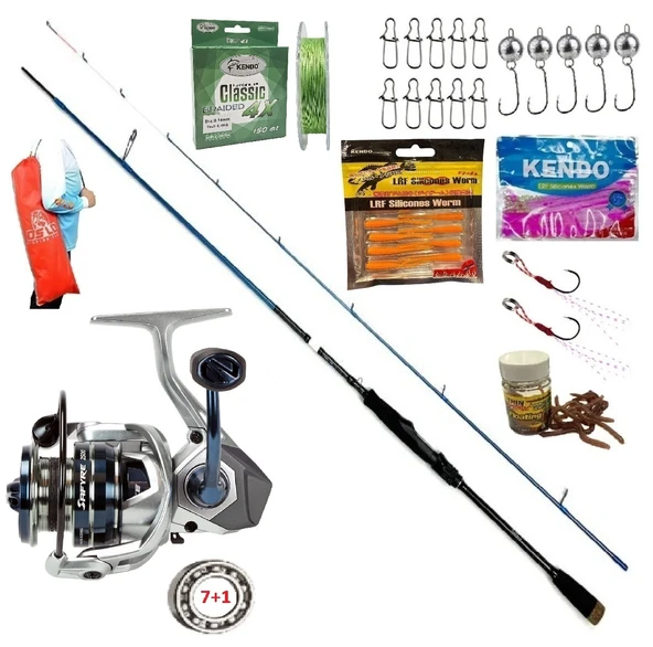 Okuma Safyre 1000 213mm 0,5-7gr Oslo Rock Game Lrf Olta Takımı Seti ürün görseli 1