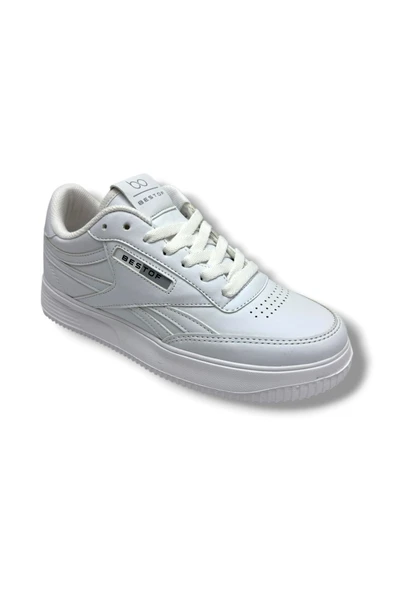 Best Of 2014-26 Cilt Deri Anatomik  Bağcıklı Sneaker 36-40 ürün görseli 1