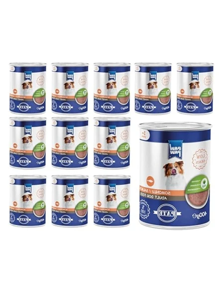 Yetişkin Köpek Somonlu Pate 400 Gr x 12 Adet ürün görseli 1