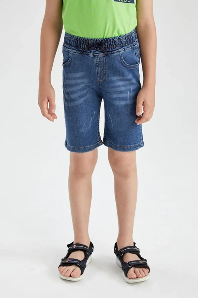 Defacto Erkek Çocuk Jean Şort Y5914a622sm ürün görseli 1