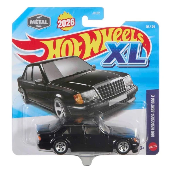 Hot Wheels XL Diecast 1:43 1991 MERCEDES BENZ 500 E  JKL08-JKL02 ürün görseli 1