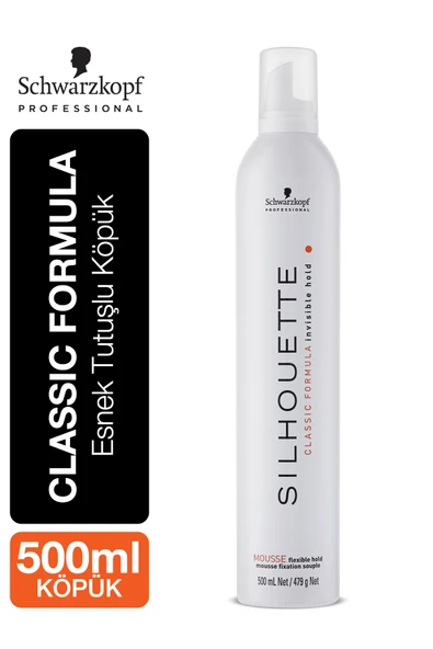 Silhouette Esnek Tutuşlu Kalıcı Saç Köpüğü 500 ml ürün görseli 1
