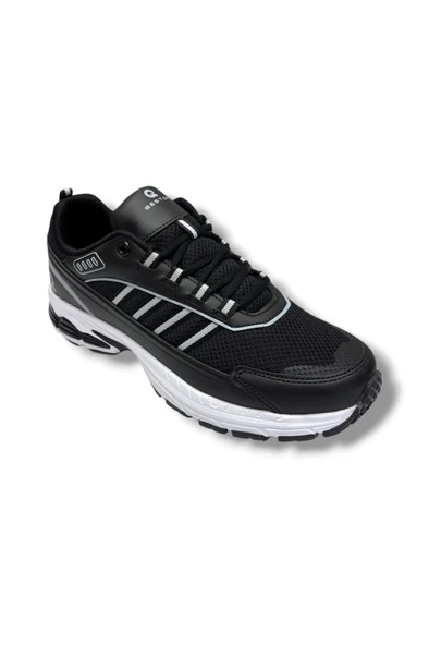 Best Of 2056-26 Anorak Deri Anatomik Erkek Sneaker Siyah Beyaz ürün görseli 1