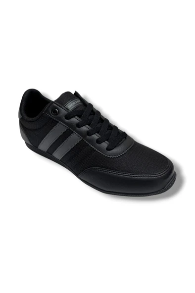 Best Of 2086-26 Cilt Deri Anatomik Erkek Sneaker Siyah Füme ürün görseli 1