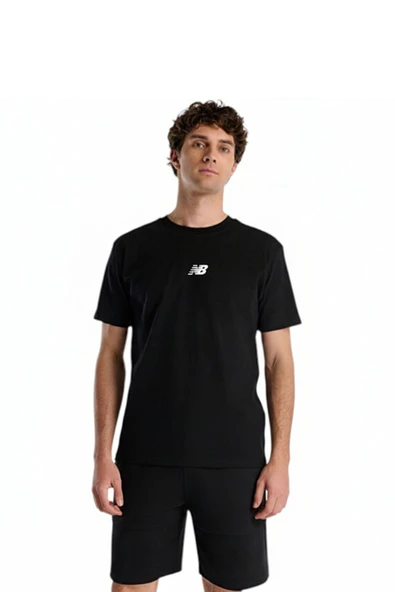 New Balance Lifestyle MNT1642-BK Erkek Siyah T-Shirt ürün görseli 1