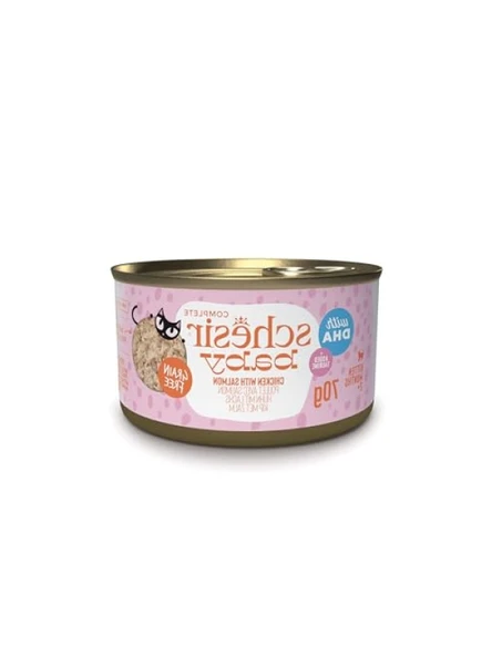 Tavuk ve Somon Mus Konserve - Yavru Kediler İçin 70g ürün görseli 1
