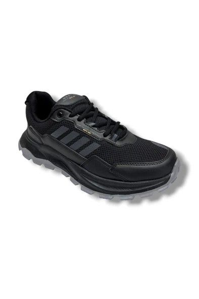 Best Of 2045-26 Anorak Deri Anatomik Erkek Sneaker Siyah Füme ürün görseli 1