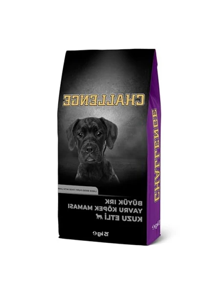 Büyük Irk Yavru Köpek Maması - Kuzu Etli 15 kg ürün görseli 1