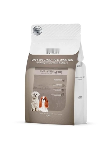 Düşük Tahıllı Mini Irk Yetişkin Köpek Maması - Sığır ve Kuzu Etli 1.5 Kg ürün görseli 1