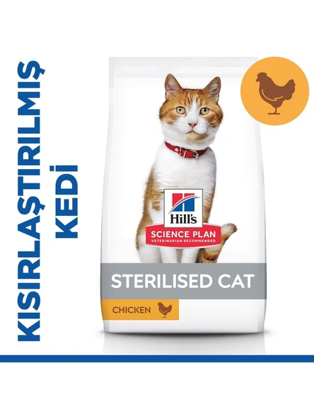 Hill’s SP Tavuklu Kısırlaştırılmış Yetişkin Kedi Maması 10 KG ürün görseli 1