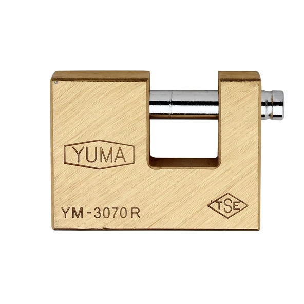 Kayar Milli Asma Kilit 70mm Ym-3070 Pirinç ürün görseli 1