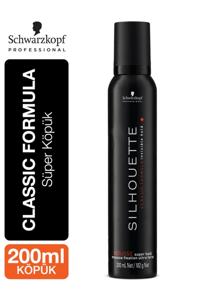 Silhouette Süper Tutucu Hacim Verici Saç Köpüğü 200ml ürün görseli 1