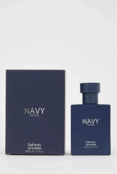 Defacto Navy Aromatik Erkek EDT 50 ml. Ferah, Erkeksi ve Kalıcı Parfüm ürün görseli 1