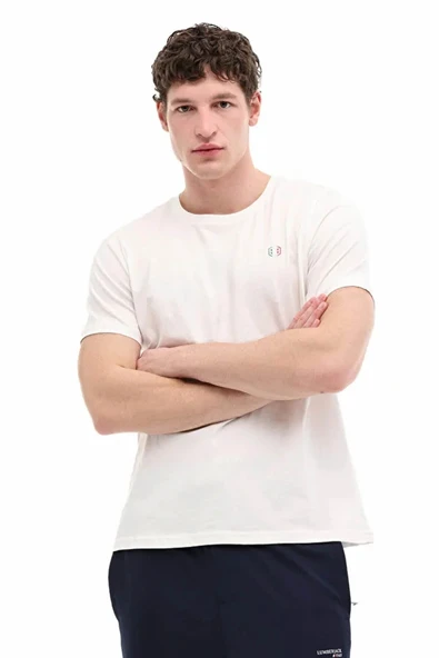 Lumberjack   6M ML DEX 11ITL1314 6FX BEYAZ Erkek Beyaz T-Shirt - 005A ürün görseli 1